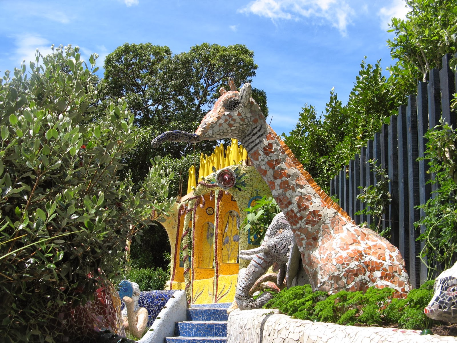 A Wandering Widow Solo Travel The Giant's House Sculpture and Mosaic