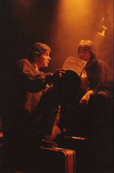 Marcelo dirigiendo actores en Navarra  1991.