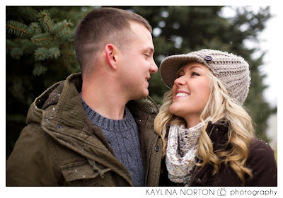 Snowy Engagement Pictures