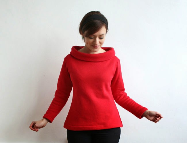 Snuggly sweatshirt Coco top - Tilly and the Buttons sewing pattern