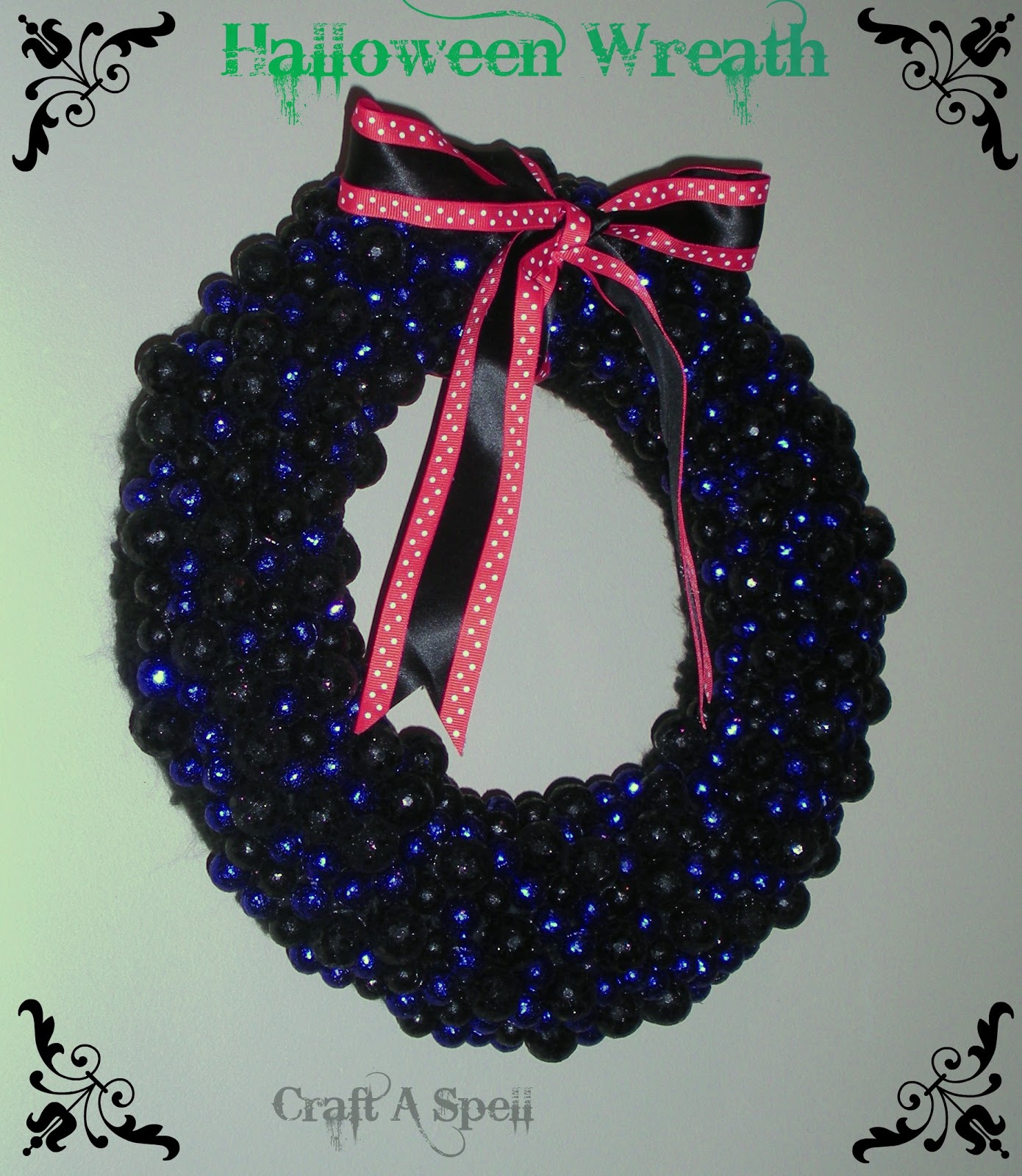 Craft A Spell Halloween Wreath
