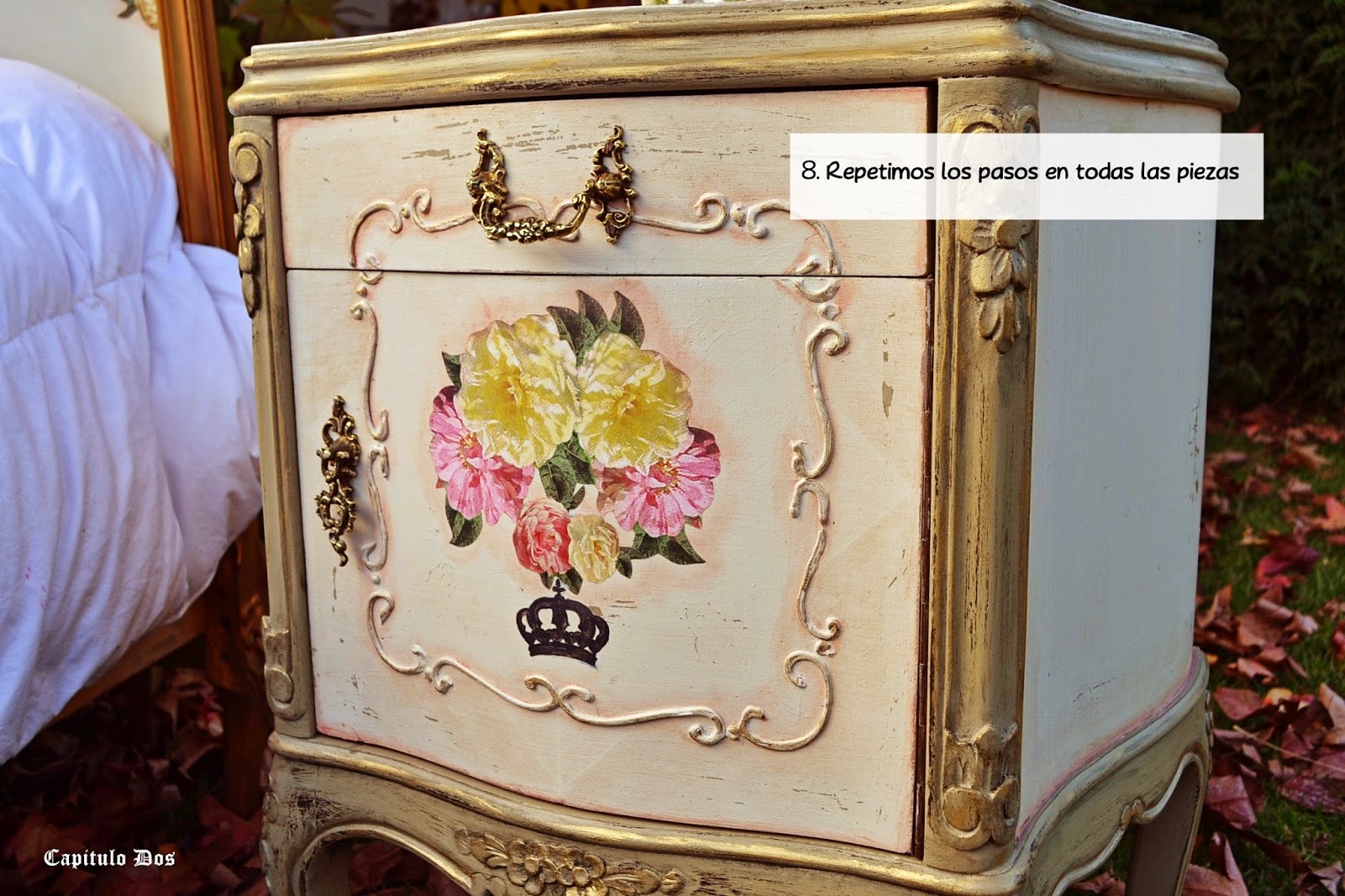 Capitulo Dos: Paso a paso: cómo trabajamos sobre el juego de dormitorio