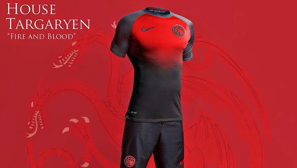 Equipaciones futboleras tipo Juego de Tronos Equipaciones futboleras tipo Juego de Tronos