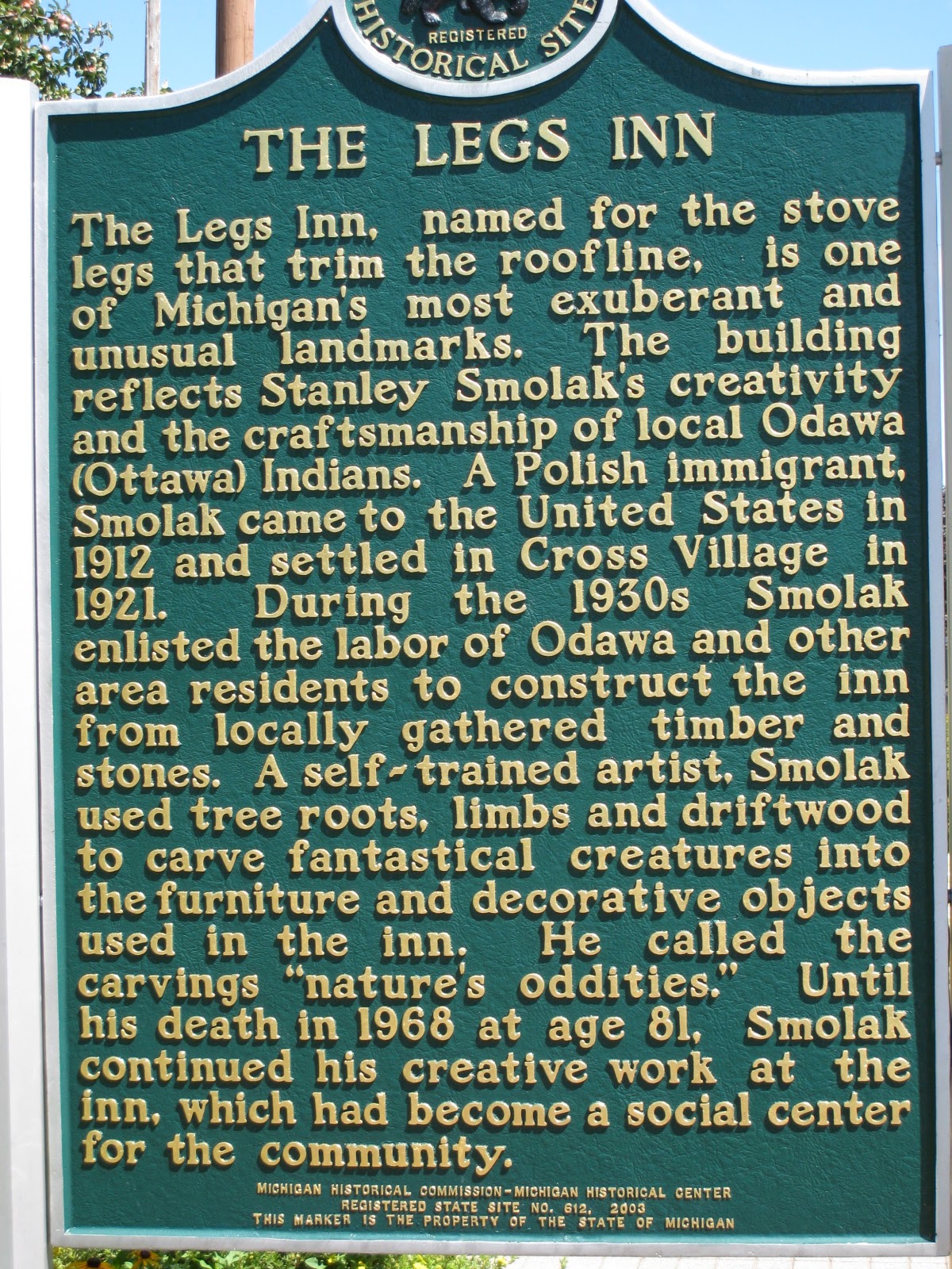 Cross Village, Michigan The Walking Stick