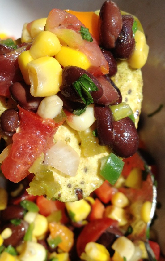 A Healthy Makeover Corn and Black Bean Salad