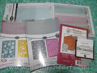 Yenny's special orders - dies and embossing folders