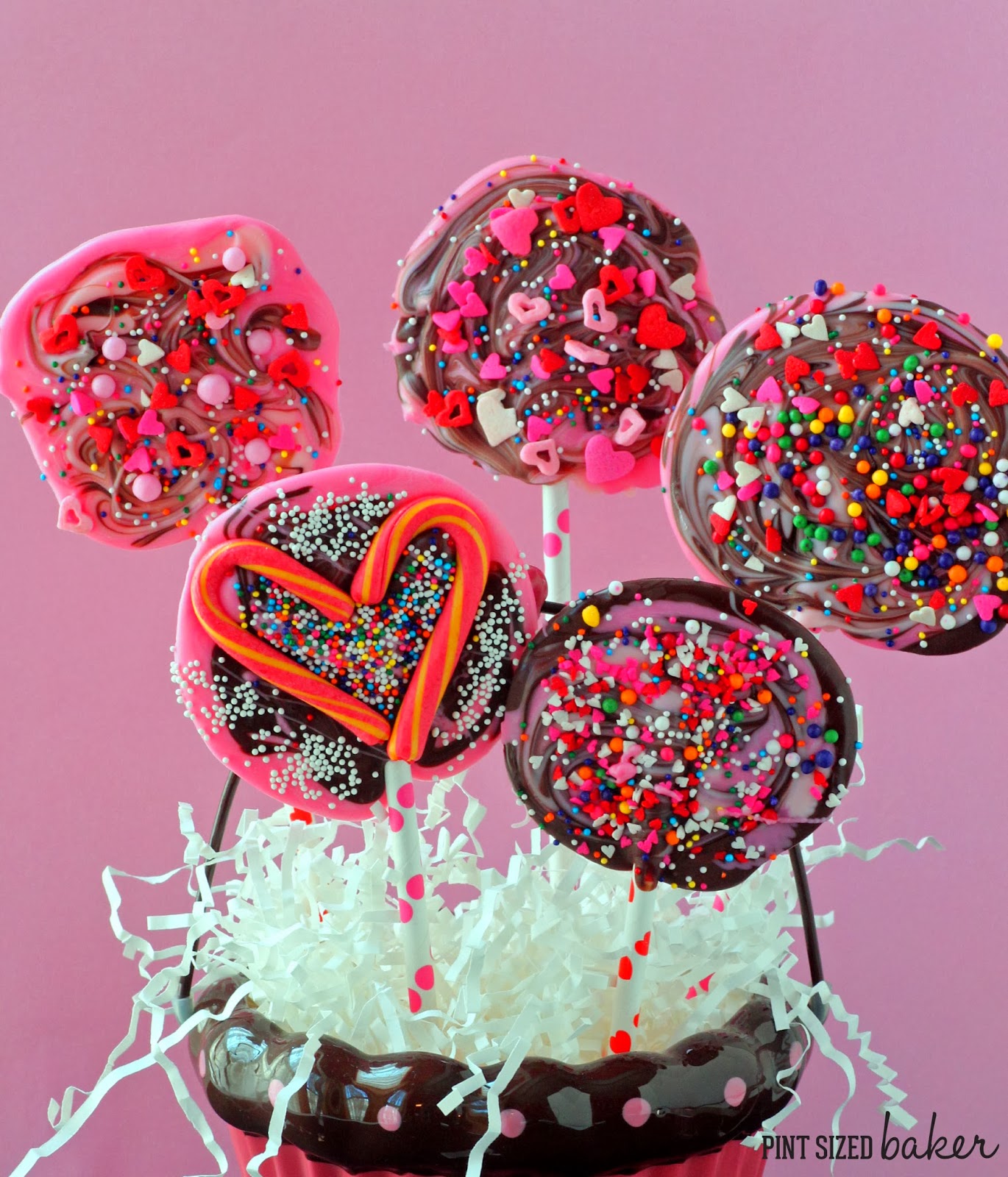 Lollipops valentine heart Kid's Valentine's Lollipops - Pint Sized Baker