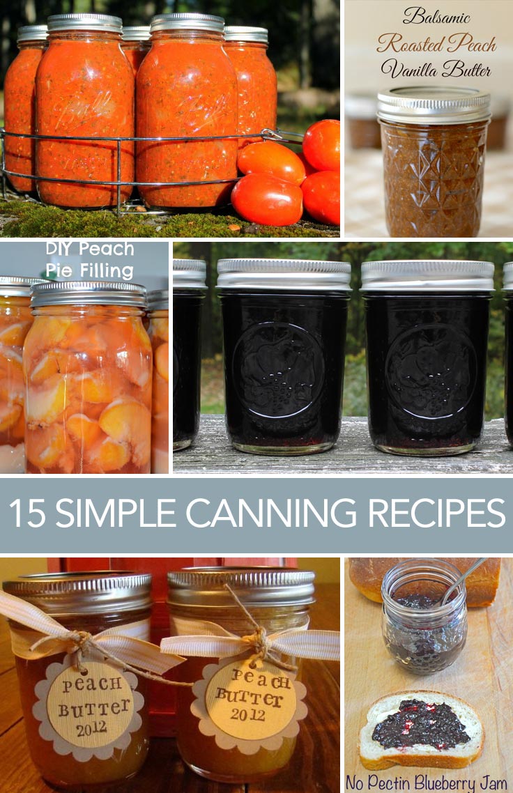 Crafts with Jars 15 Simple Canning Recipes