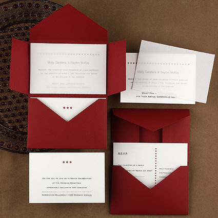 Red Wedding Invitations