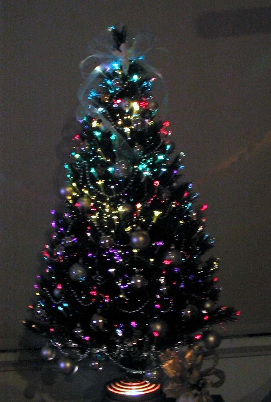 A Beader's Blog Fiber Optics Tiny Tree but Amazing Lights!