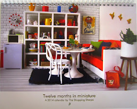 Twelve months in miniature: a 2014 calendar by The Shopping Sherpa