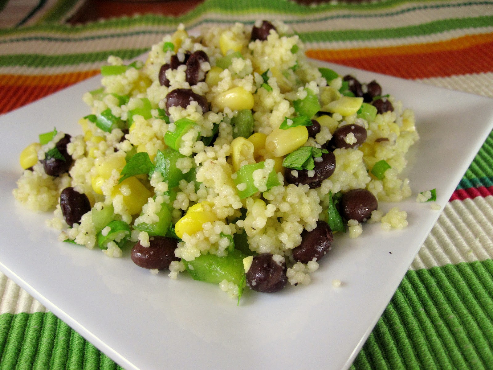 Elizabeth's Dutch Oven Black Bean, Corn, and Couscous Salad