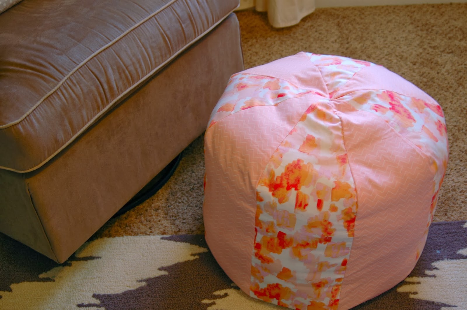 Two Wongs Make A Right Make your own floor pouf!