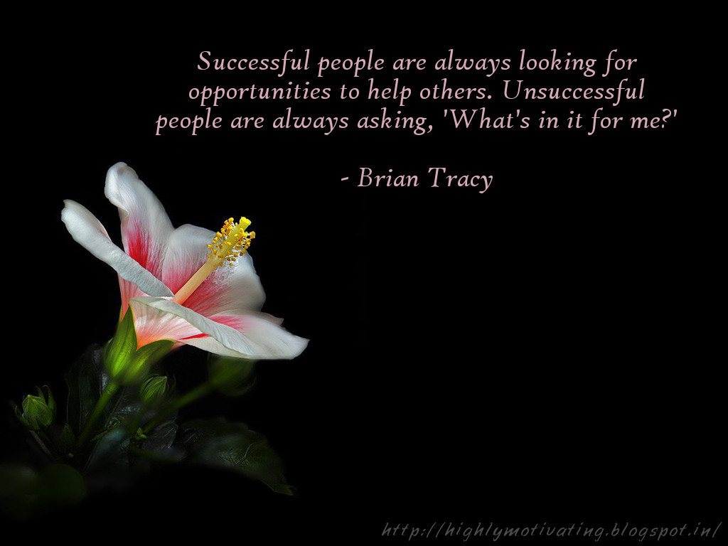Inspiration and Motivation: Brian Tracy Success Quote Wallpaper