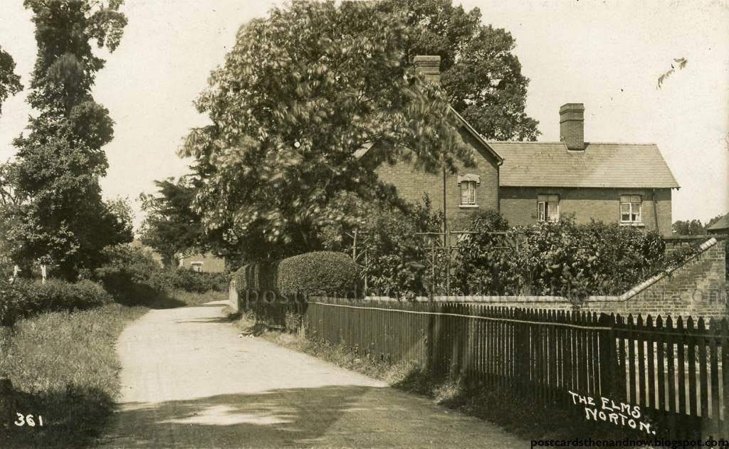Postcards Then and Now Norton, Gloucestershire, Norton Cash Stores in 1911