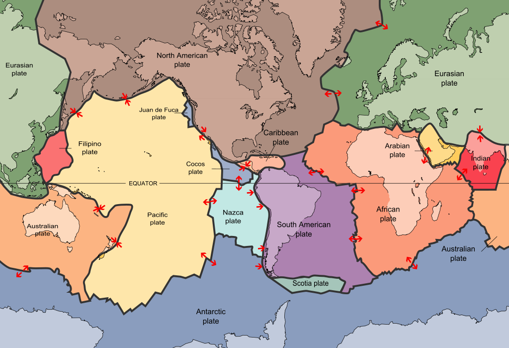 Plate tectonics Studies show movements of continents speeding up after
