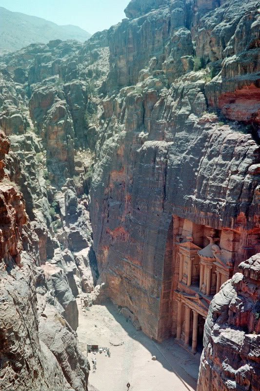 The Nabatean city of Petra-country in Jordania 