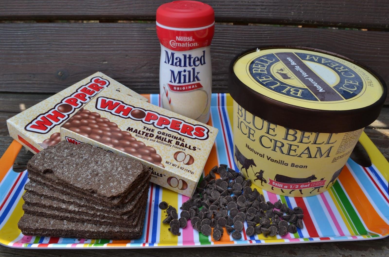 bonbons & biscotti Whoppers Malted Milk Ball Ice Cream Cake