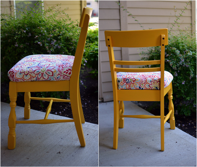 refinished craft chair tutorial