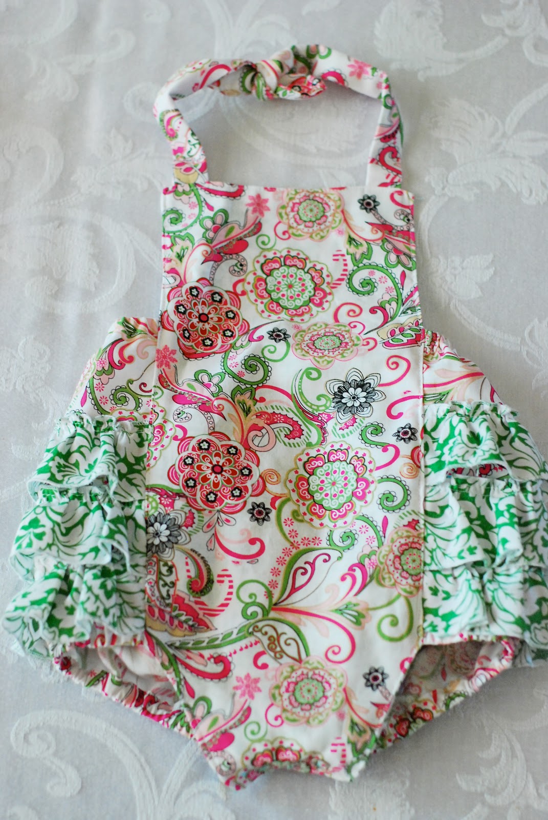 better than i could have imagined Baby Ruffled Bubble Romper