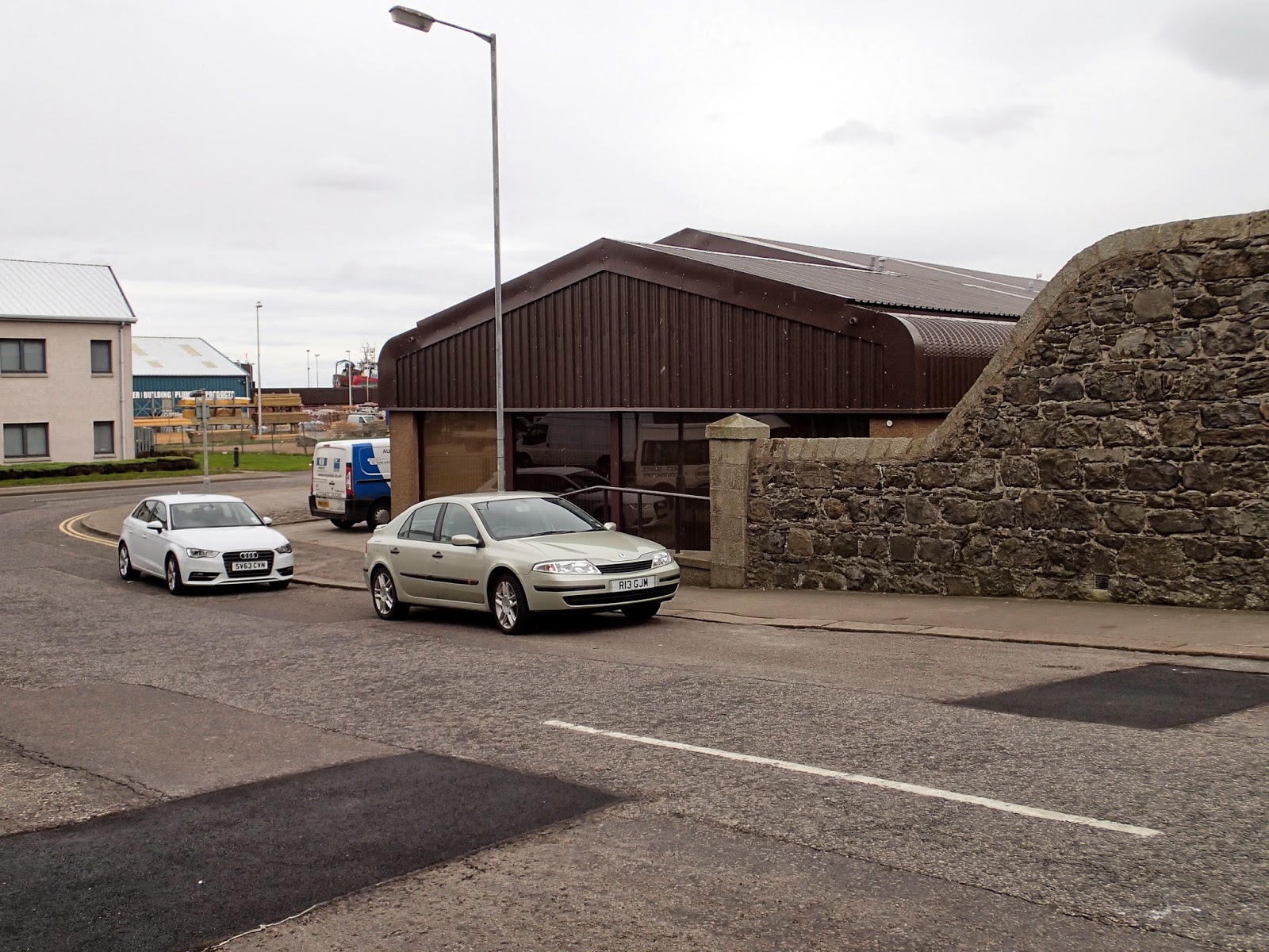 Walking The Line Fraserburgh StationNow and then