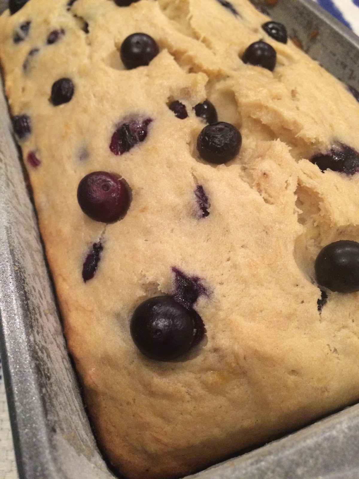 Candy Coated Prada Buttermilk Blueberry Banana Bread