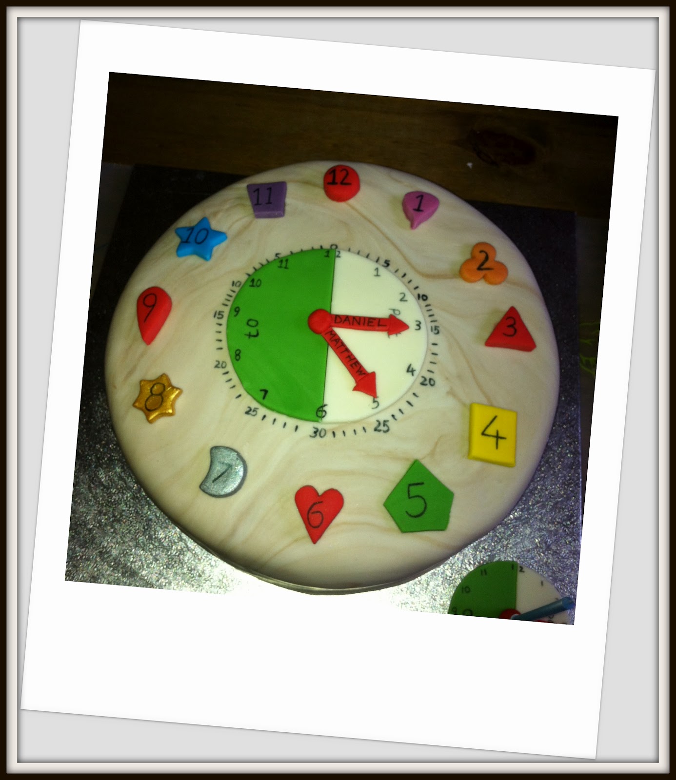 My Life in Cakes Clock Cake