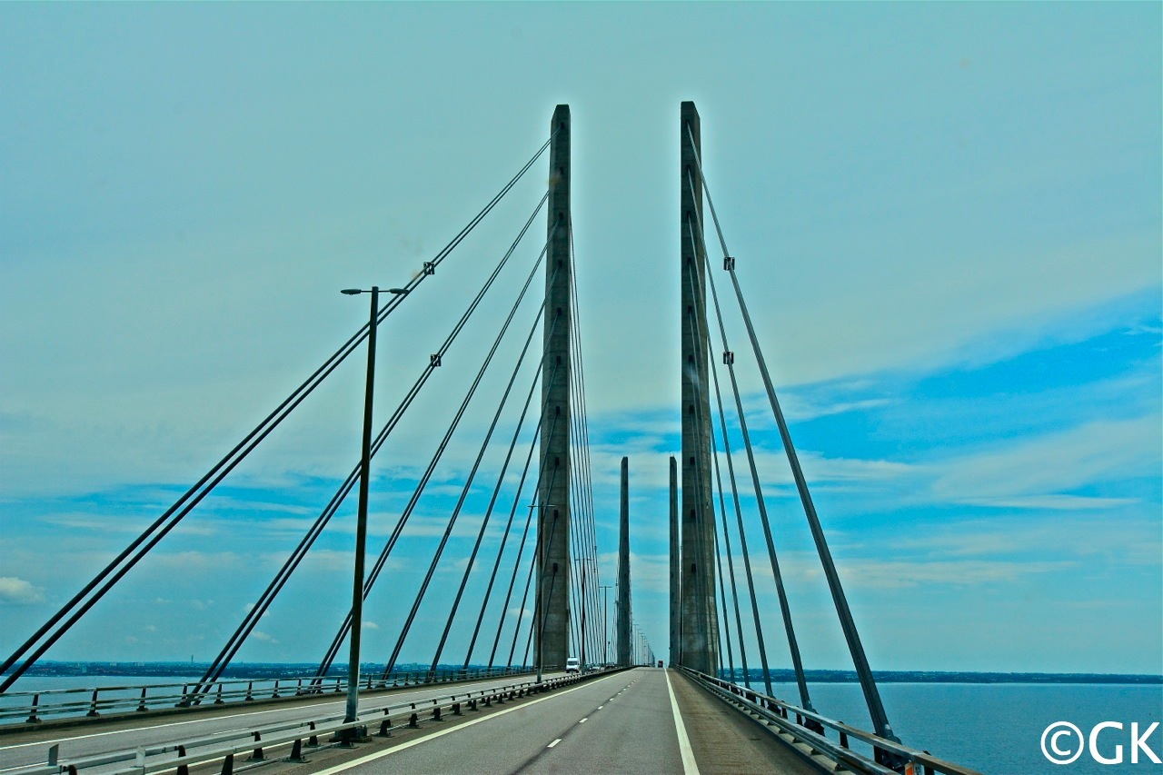 5. Juli - Fahrtag: Dänemark nach Schweden über die Öresundbrücke zum Vätternsee.