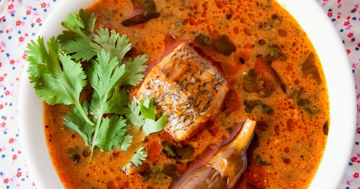 Always Hungry Spicy Fish Curry with Eggplant