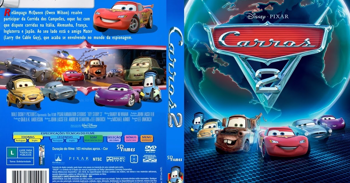 Apollo Collition: BAIXAR CARROS 2 DUBLADO AVI + RMVB + CAPA DO FILME