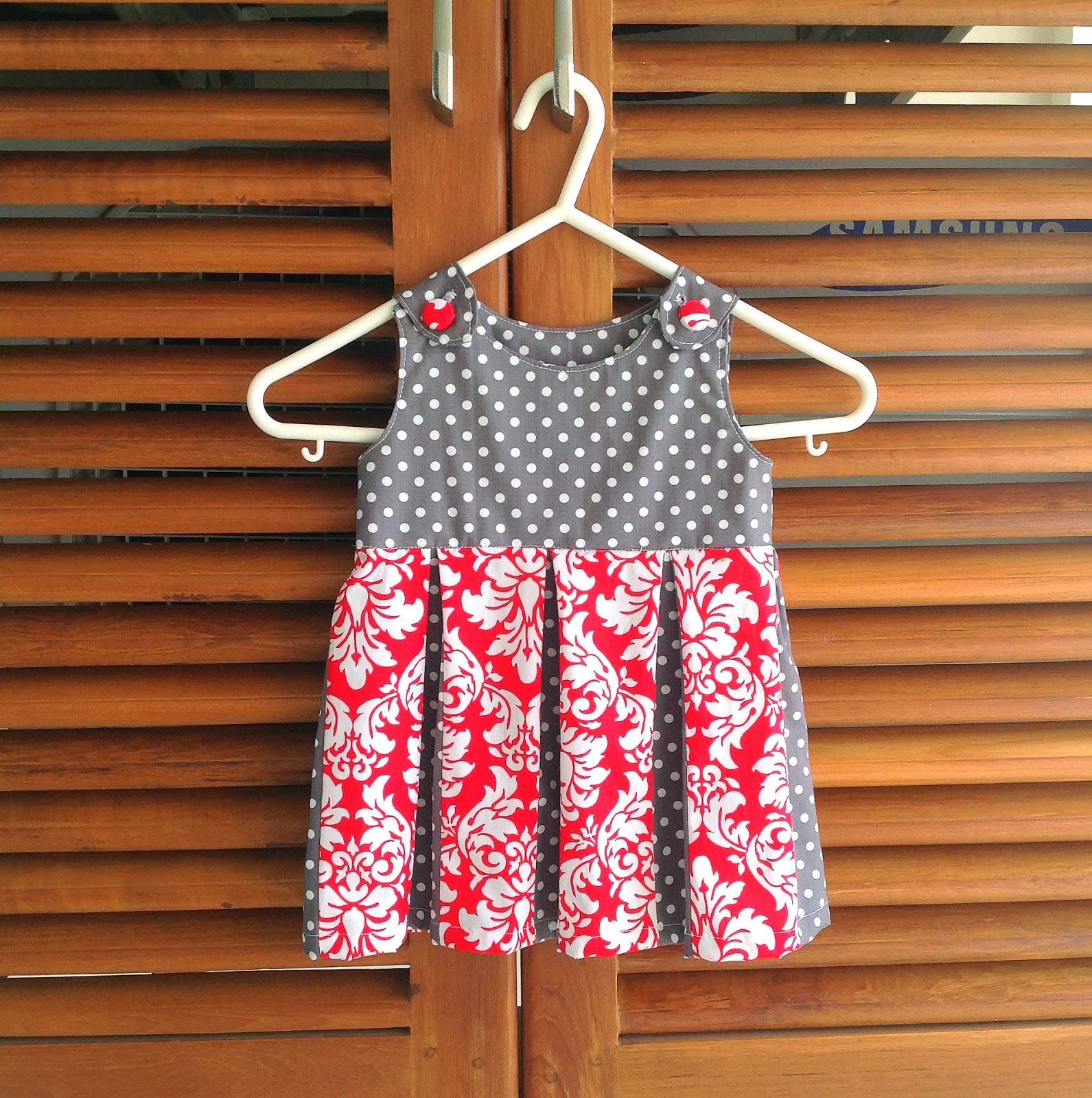 Sewing Patterns for Girls Dresses and Skirts Box Pleated Dress, Baby