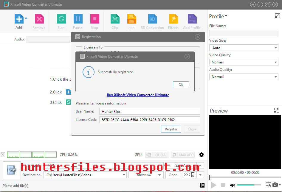 Xilisoft Video Converter Ultimate 7.8.6.20150130 Full Keygen Hunters