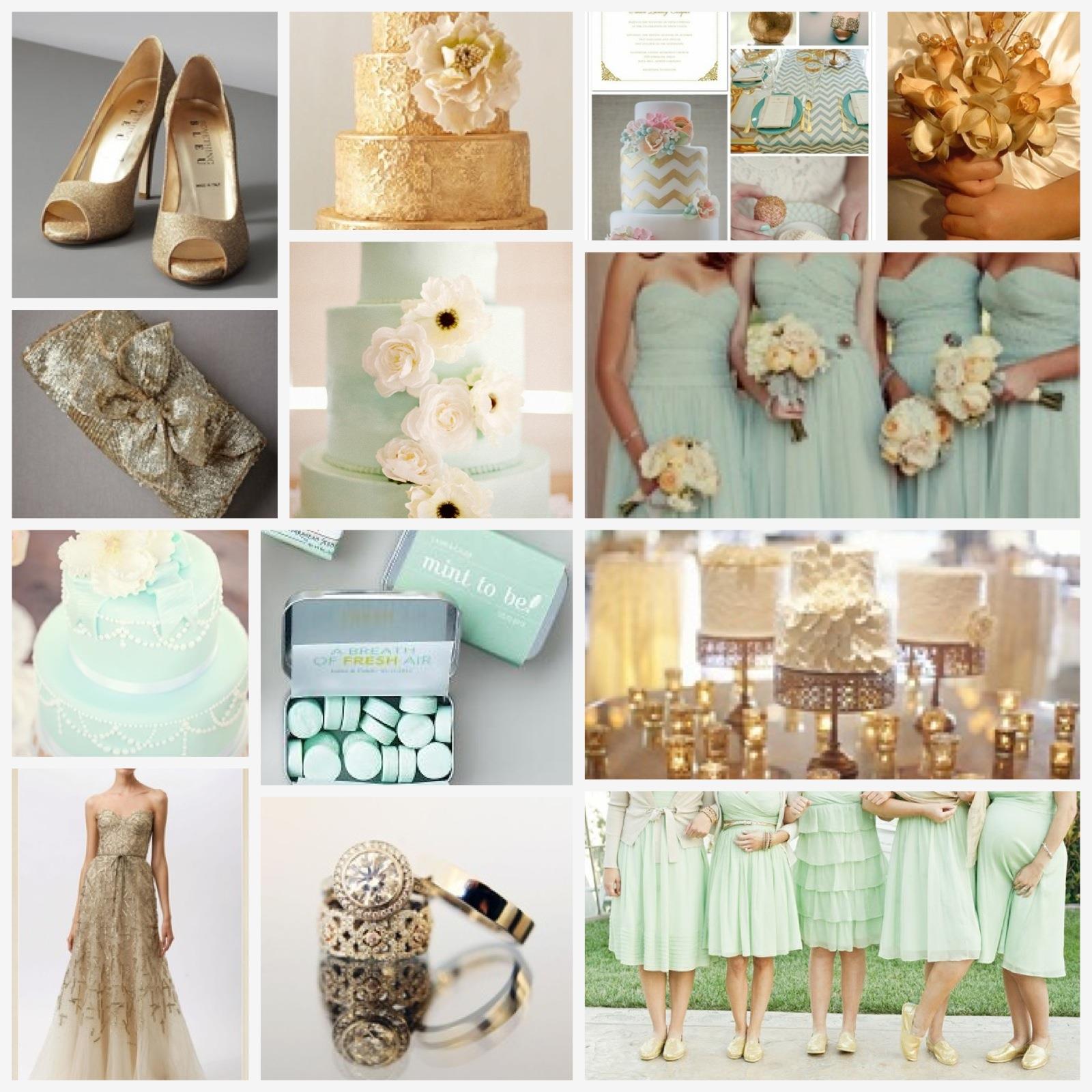 Summer 2016 Wedding Color Palette Mint Green and Everything Nearlyweds
