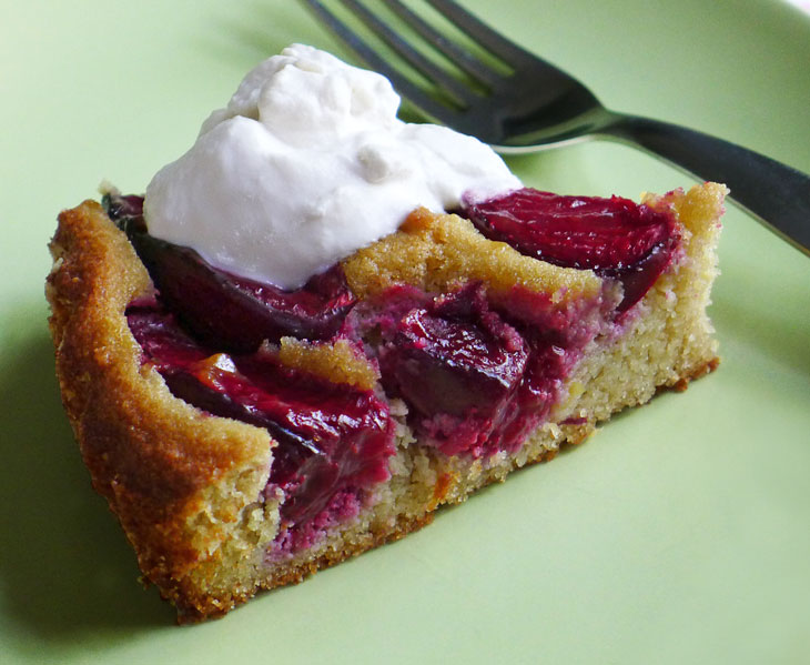 Cooking Weekends: Plum Cake with Bourbon Whipped Cream ...
