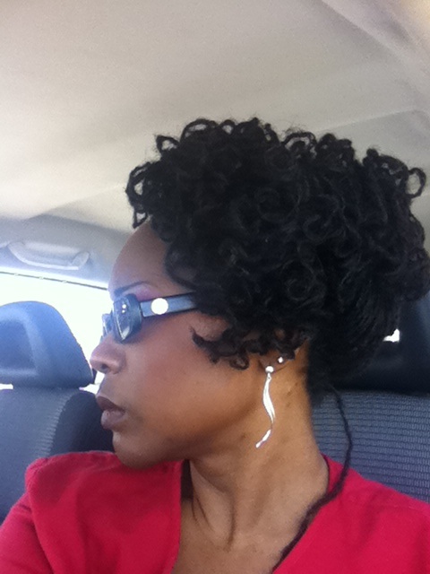 Natural Hair Journal Sisterlocks Updo Short Hair Fakeout