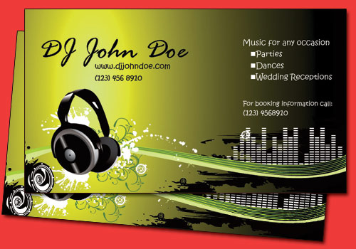 Dj Business Cards - Vistaprint