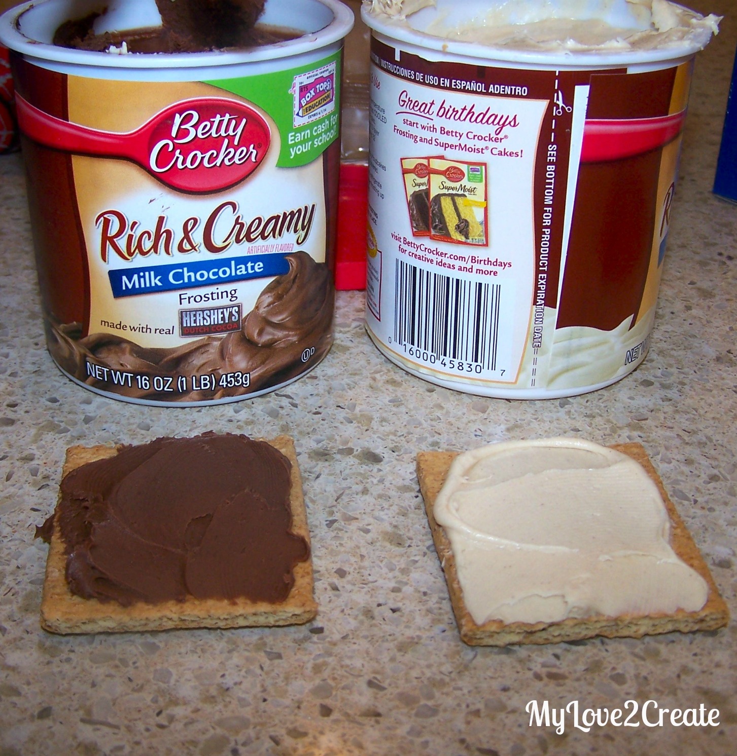 1 Minute Peanut Butter Frosting My Love 2 Create