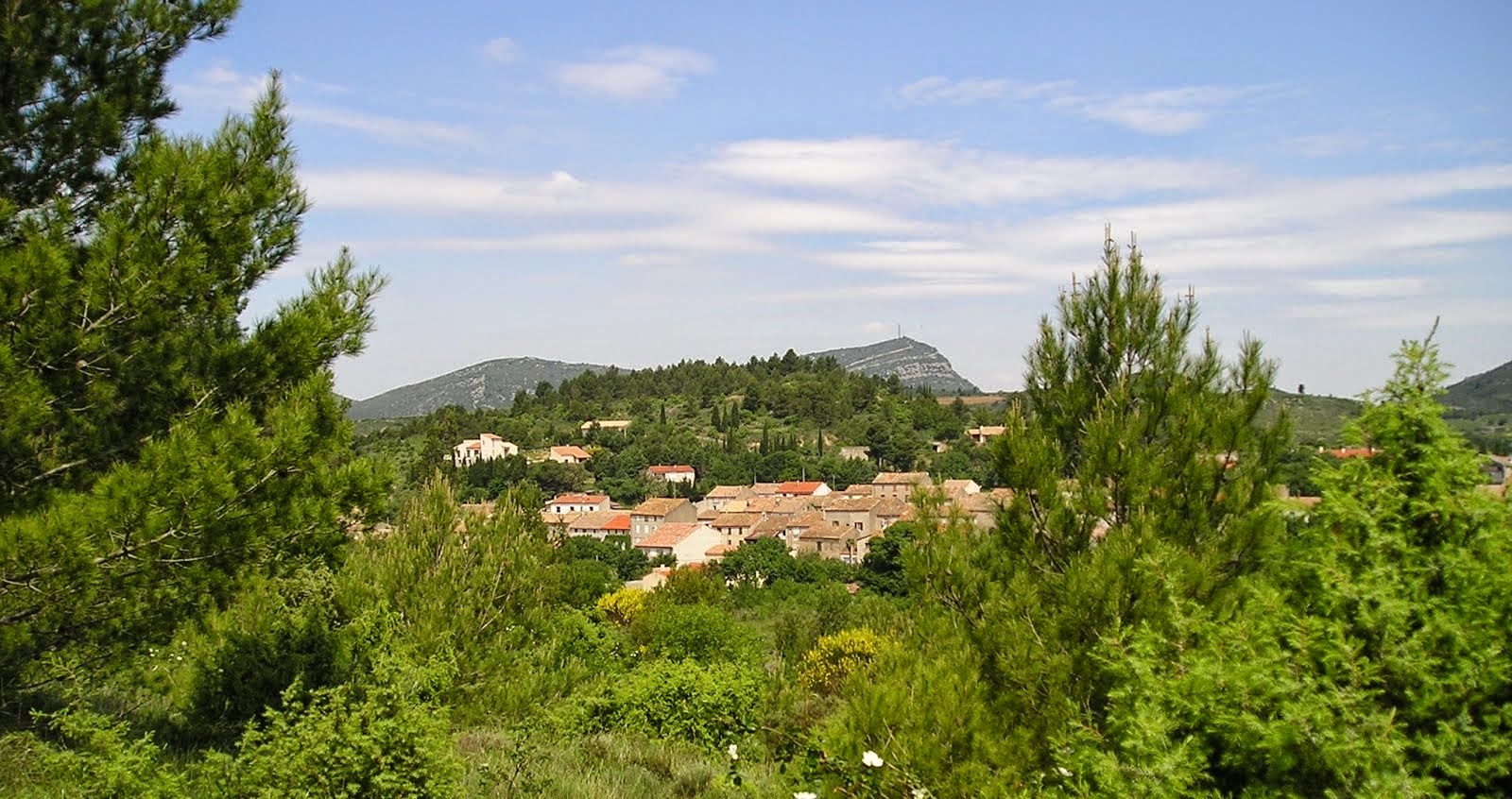 Vue du village depuis la clause