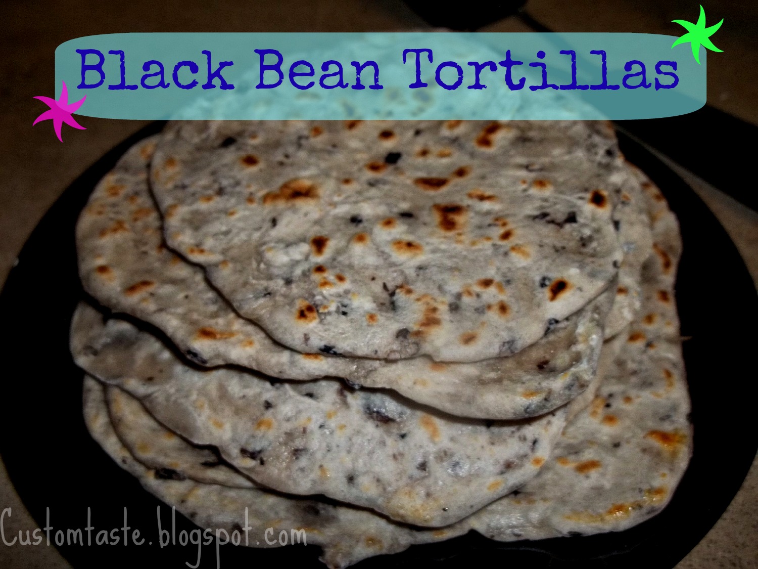 Black Bean Tortillas