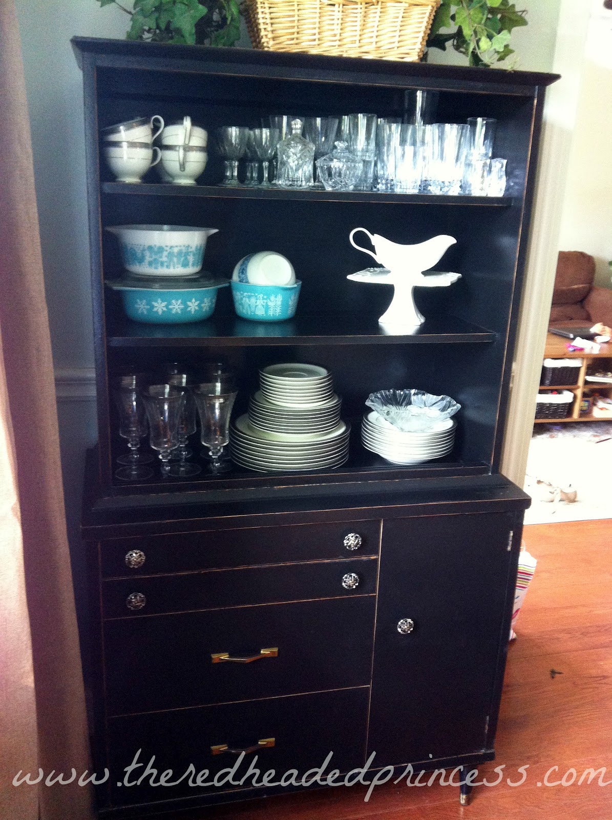 A Ginger Mess Diy Pottery Barn China Cabinet