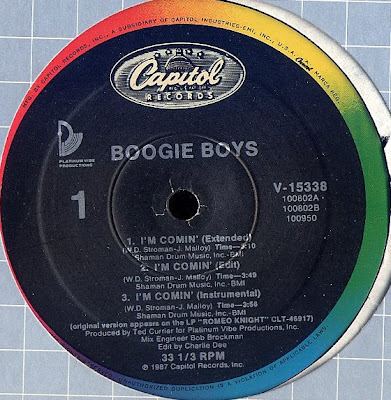 Boogie Boys – I'm Comin' / Romeo Knight (1987, VLS, 256)