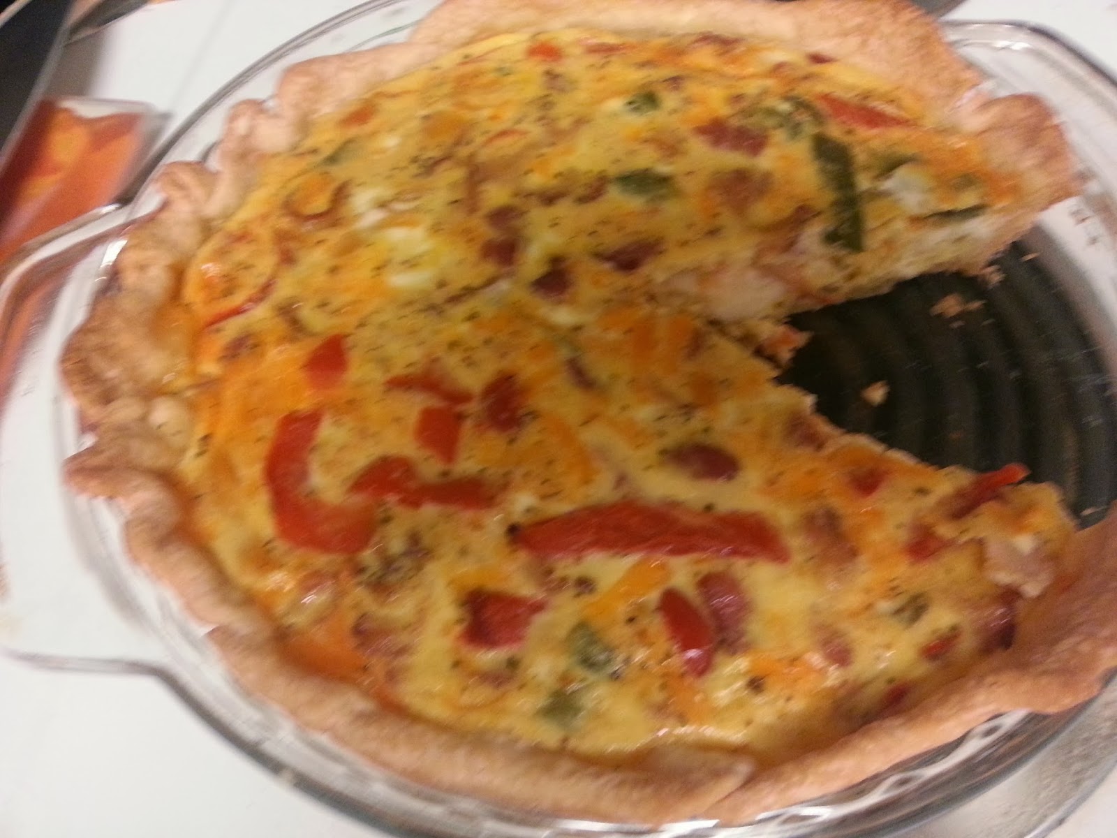 Single Girl Gourmet Almond milk quiche