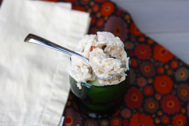 Maple Whiskey Ice Cream with Candied Bacon | The Sweets Life