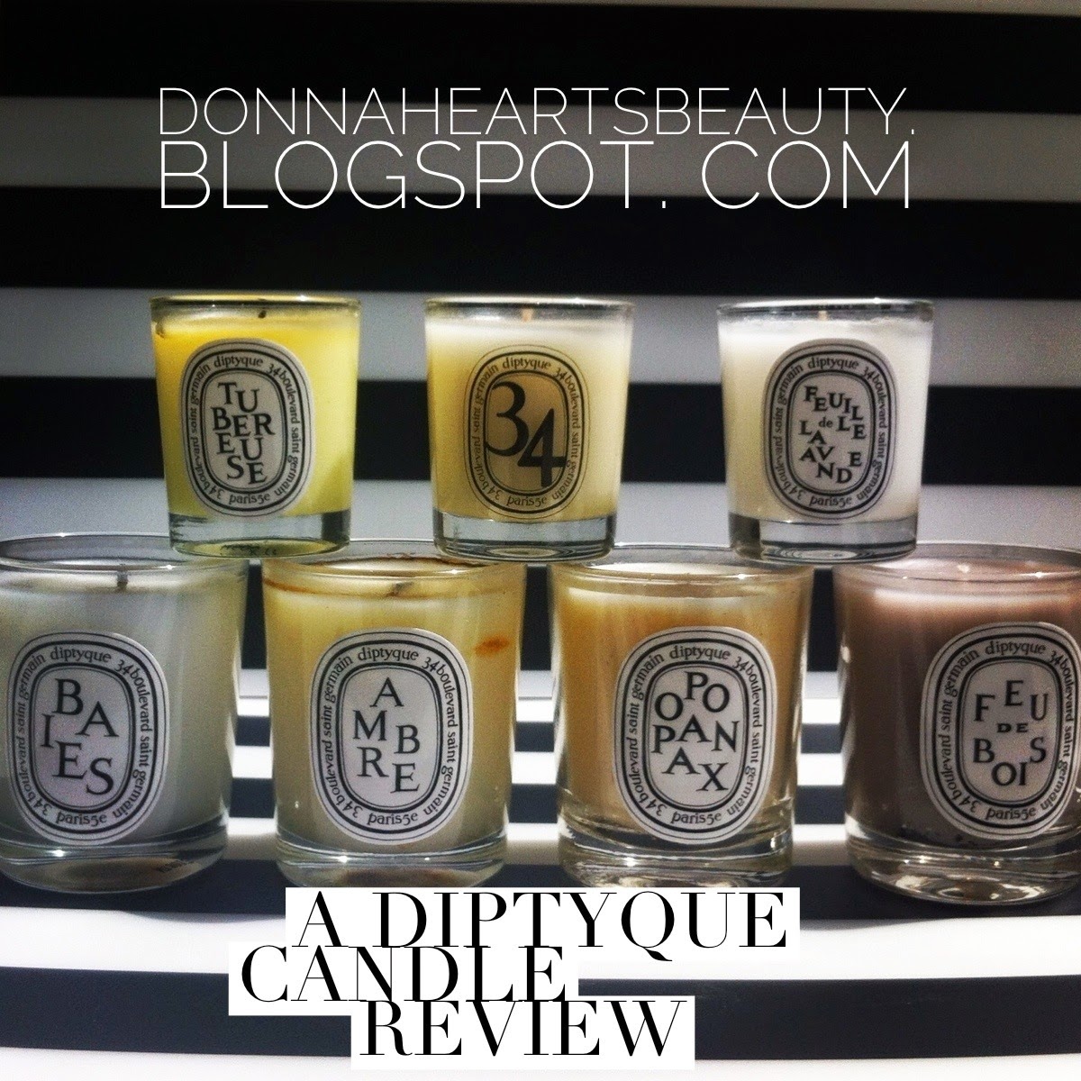 DONNA HEARTS BEAUTY A DIPTYQUE CANDLES REVIEW