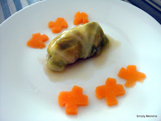 cabbage wrap chicken minis