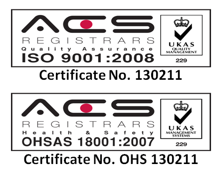 Sertifikat ISO 9001:2008 & OHSAS 18001:2007 Tamiang Elevator