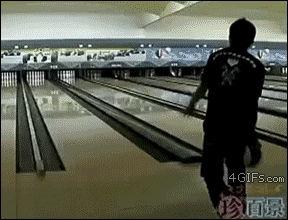 amazing bowling shot