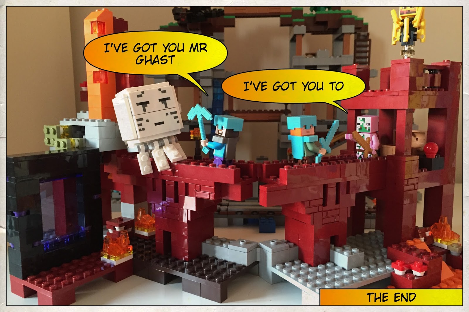 lego minecraft the nether fortress
