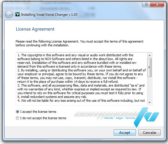 Voxal Voice Changer Programa para cambiar de voz