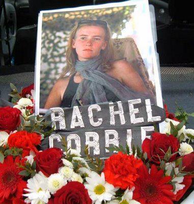 En memoria de Rachel, asesinada por el sionismo